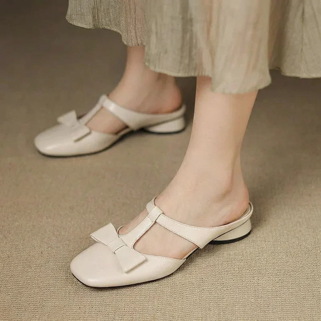 Ula | Vierkante Teen Slippers