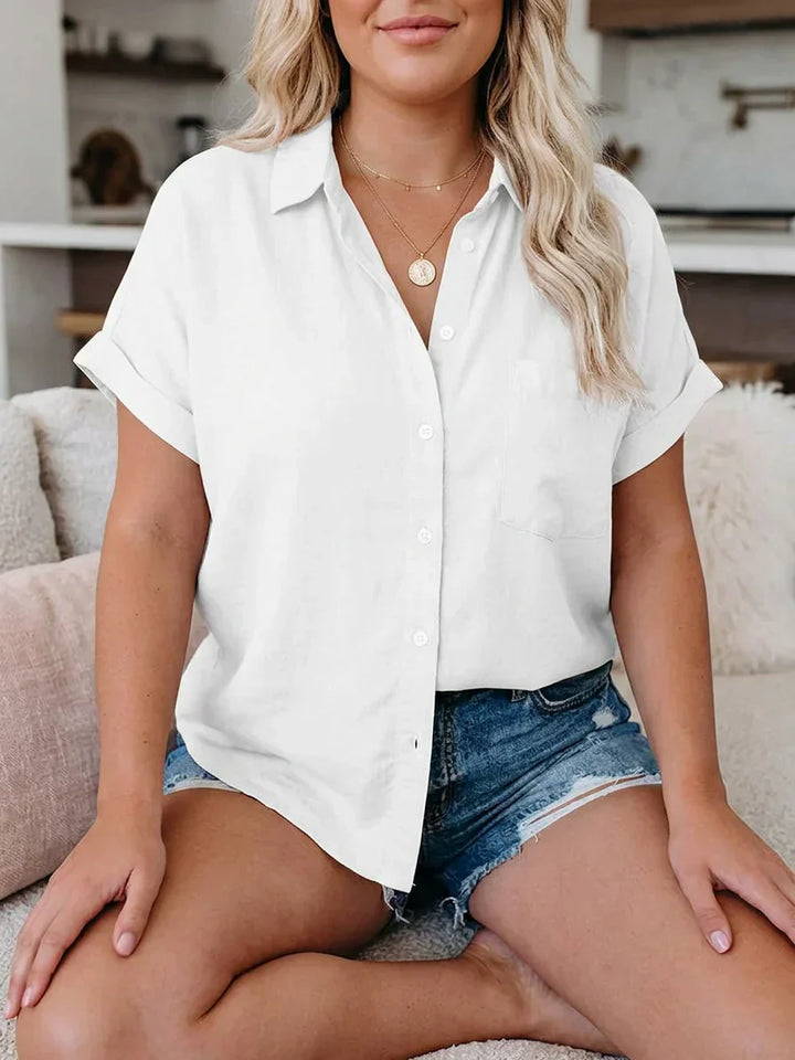 Yara | Ontspannen Pasvorm Casual Blouse
