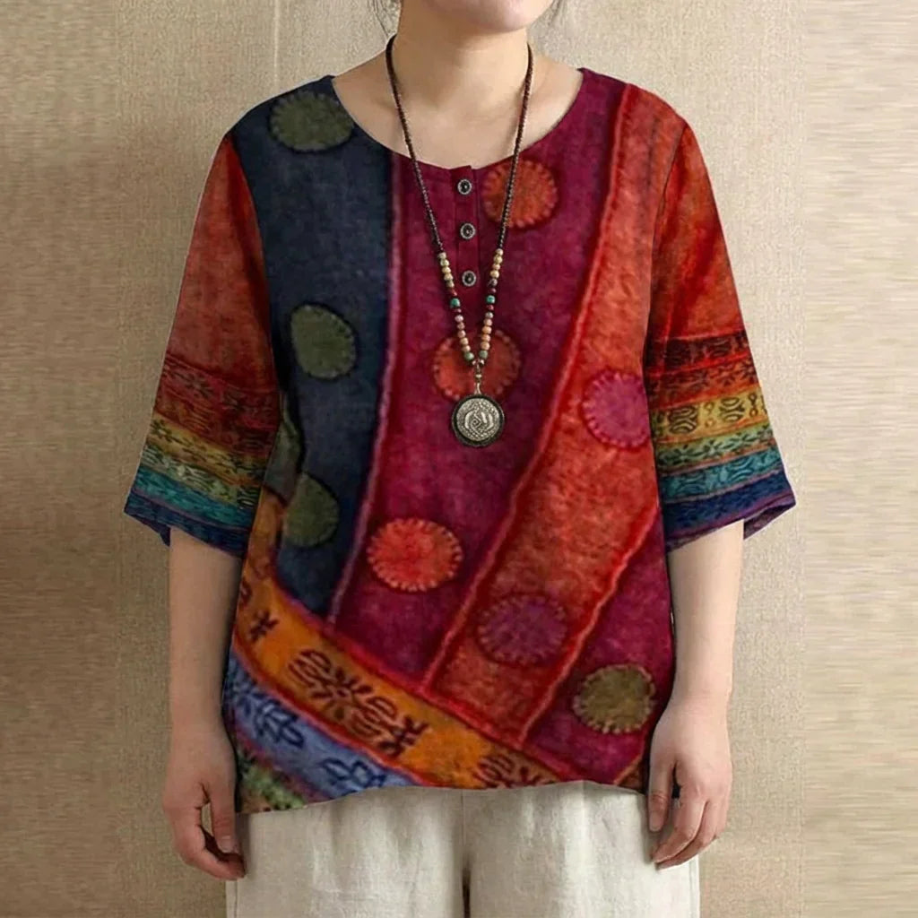 Arabella | Retro-geïnspireerde Blouse
