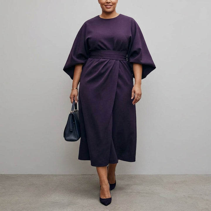 Zora | Maxi-jurk met vleermuismouwen