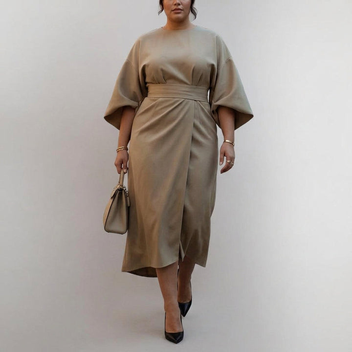 Zora | Maxi-jurk met vleermuismouwen