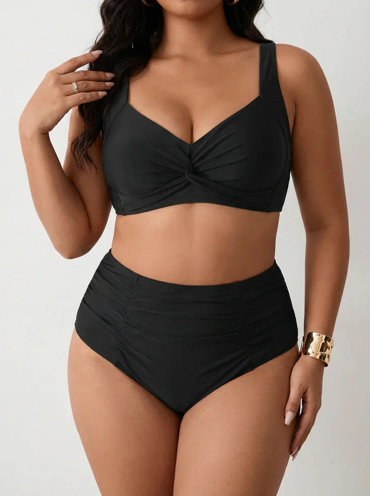 Ingrid | Bandeau Bikini met Geverfd Stof