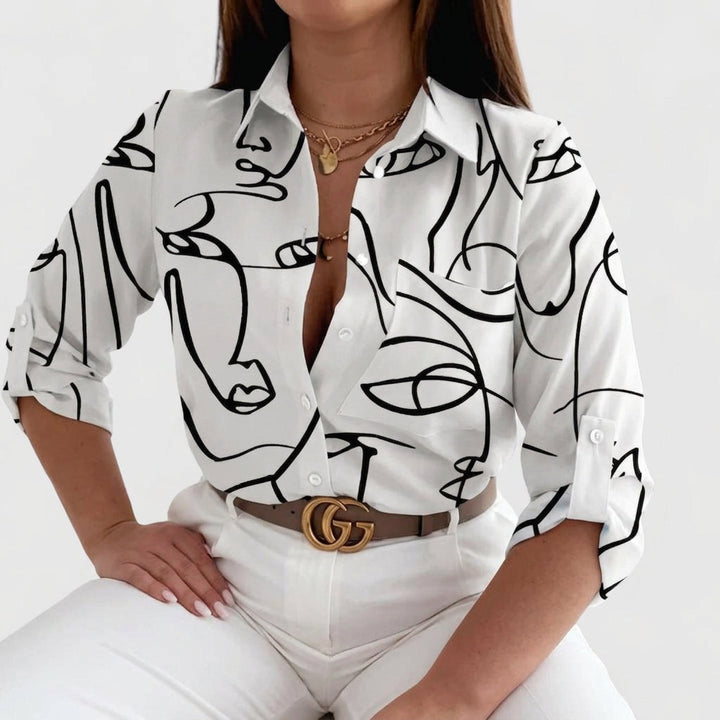 Orla | Elegante Blouse met Lange Mouwen