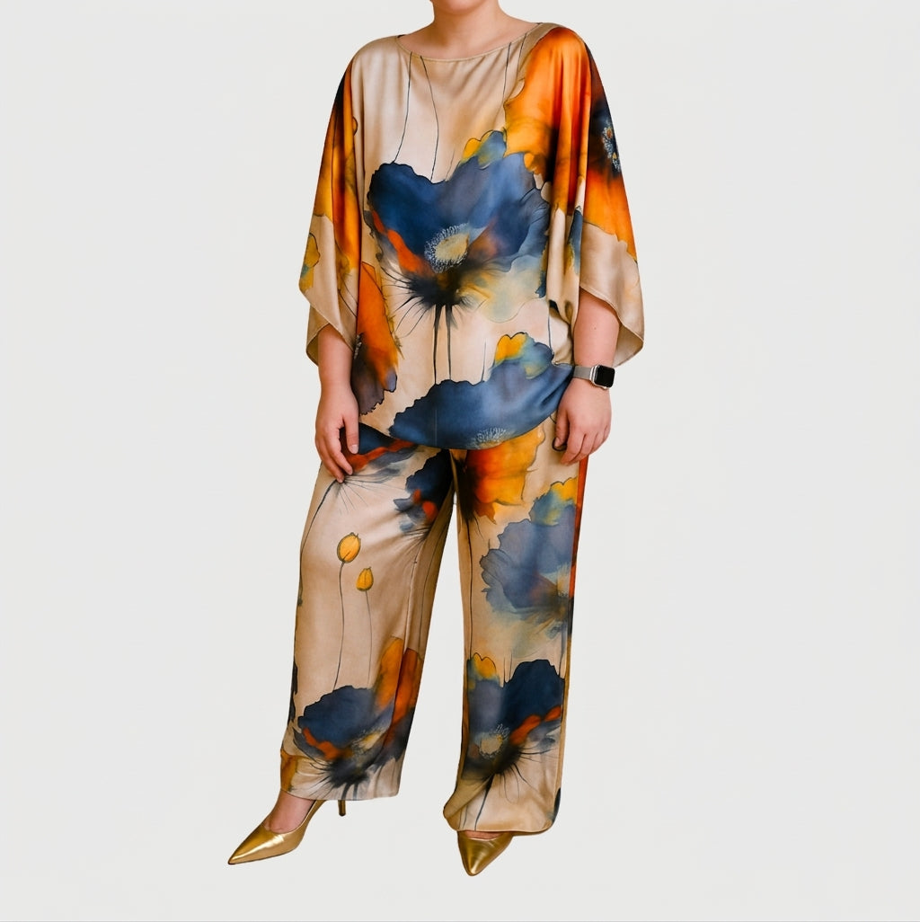 Priya | Satijnen Twee-Delige Dames Set