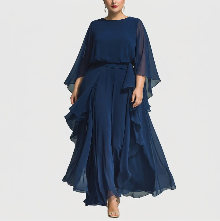 Lior | Elegante Vloeiende Avond Jumpsuit