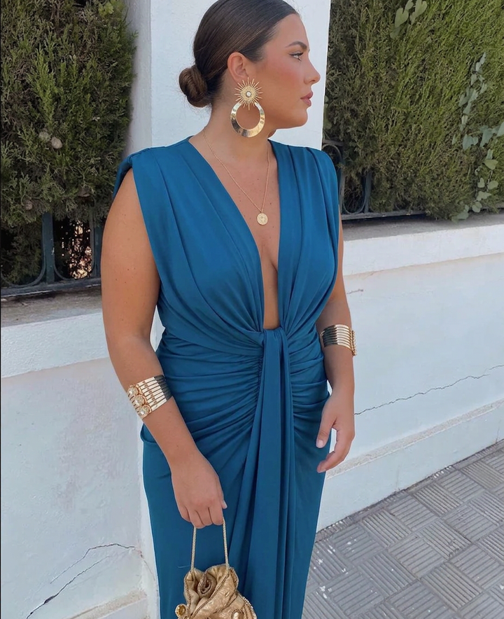 Giselle | Elegante Plissé Jurk