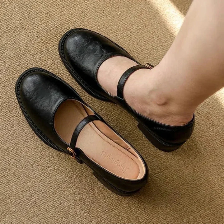 Ondine | Klassieke Comfort Mary Janes Gemaakt van Leer