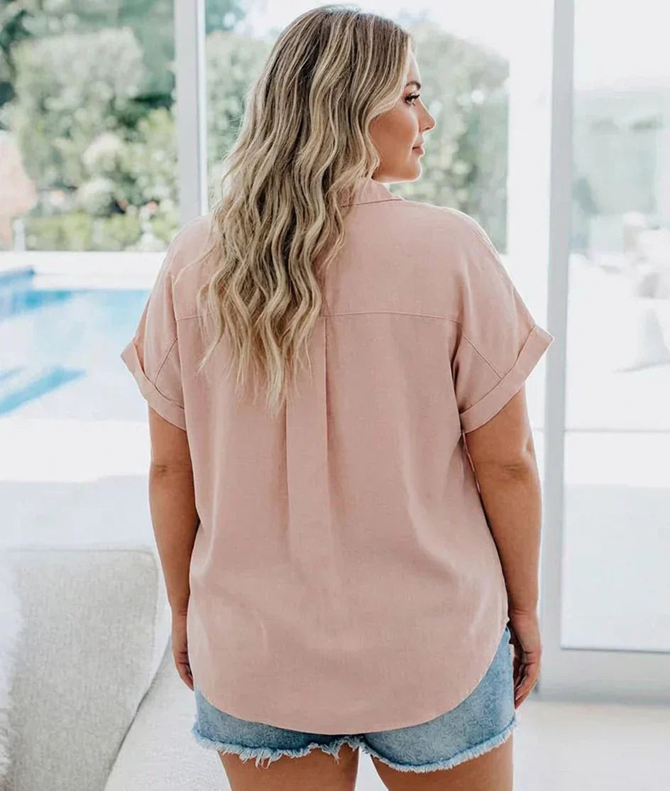 Yara | Ontspannen Pasvorm Casual Blouse