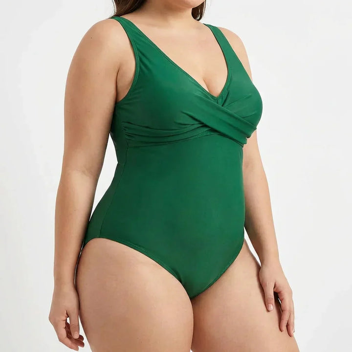 Wilhelmina | Je buikvormende bikini set met een stijlvolle V-hals