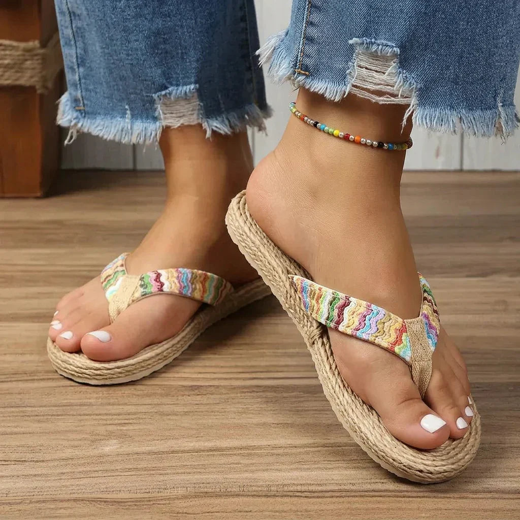 Marlowe | Gevlochten Flip Flops