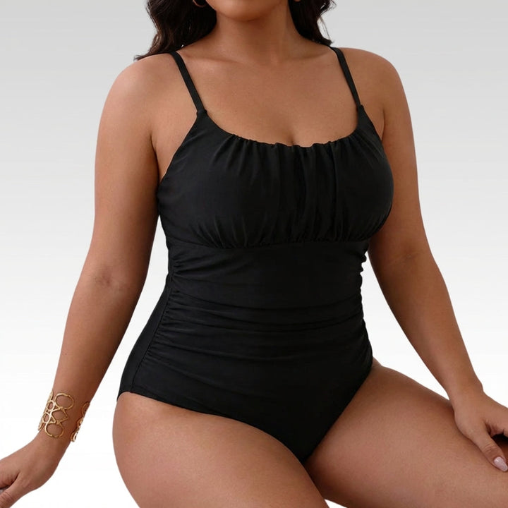 Etta | Jouw elegante monokini met buikcontrole in zwart