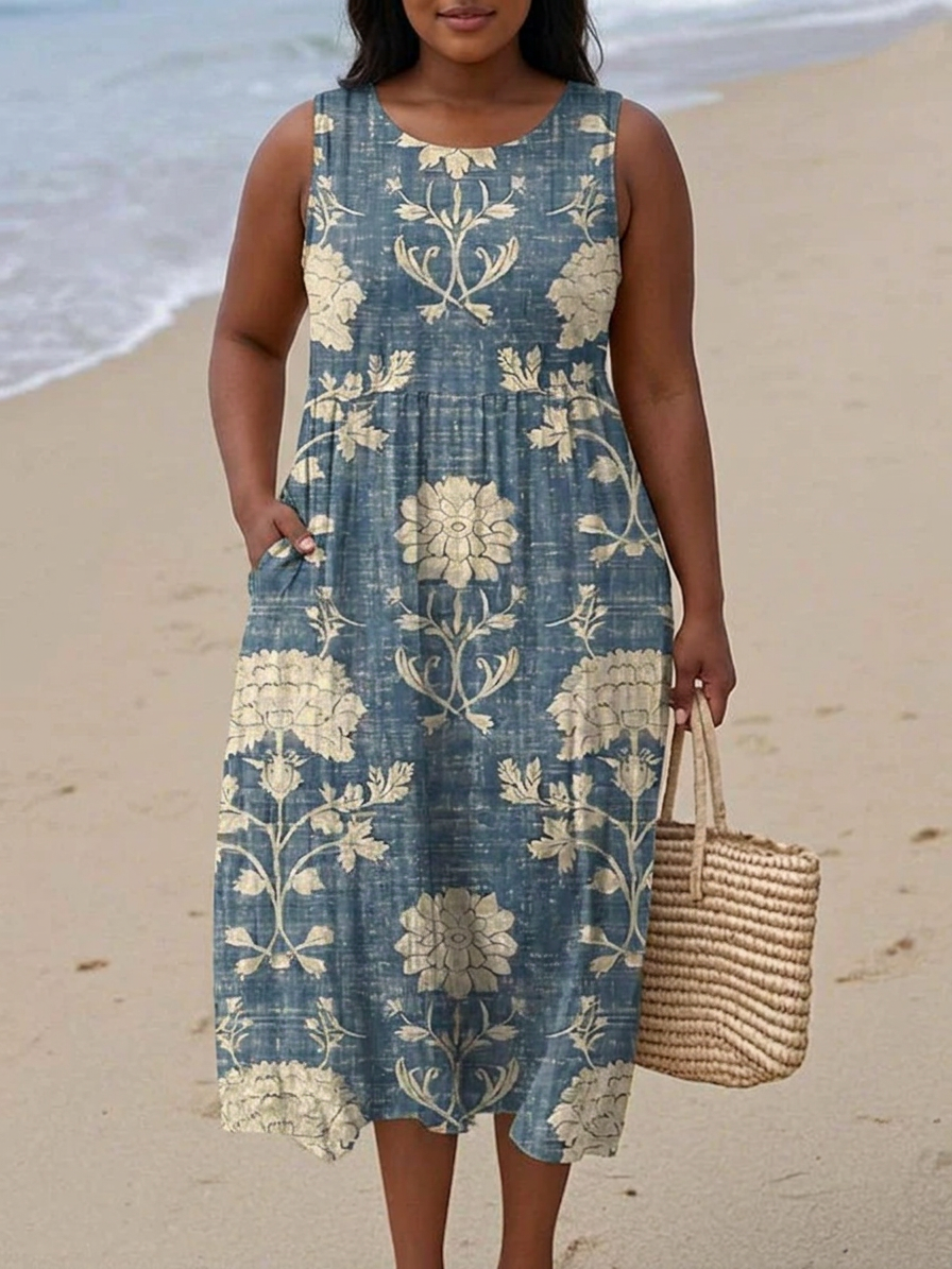 Calliope Boho Midi Jurk