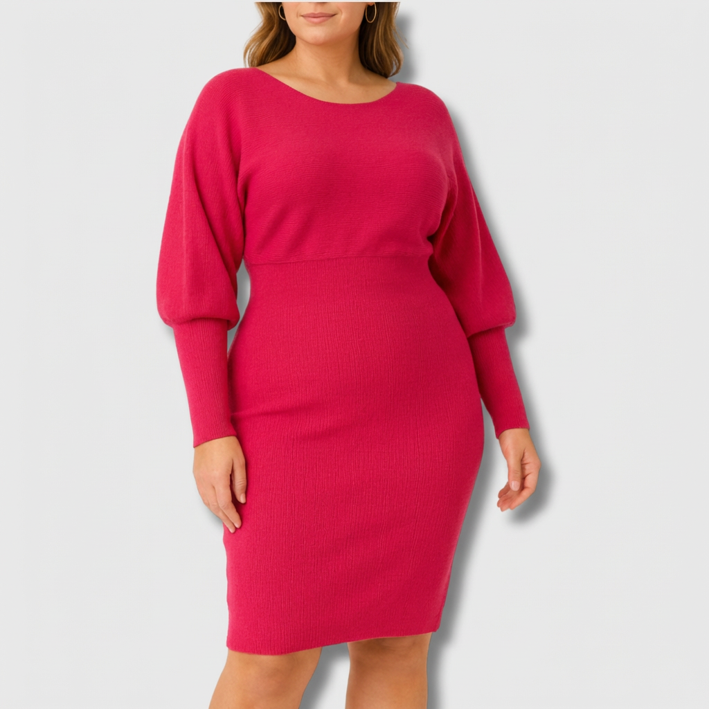 Cataleya | Elegante Gebreide Midi-jurk