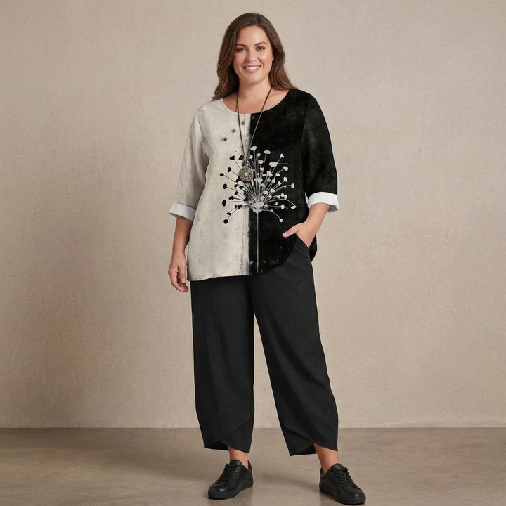 Lottie Botanische Print Set: Gemakkelijke Dagelijkse Comfort