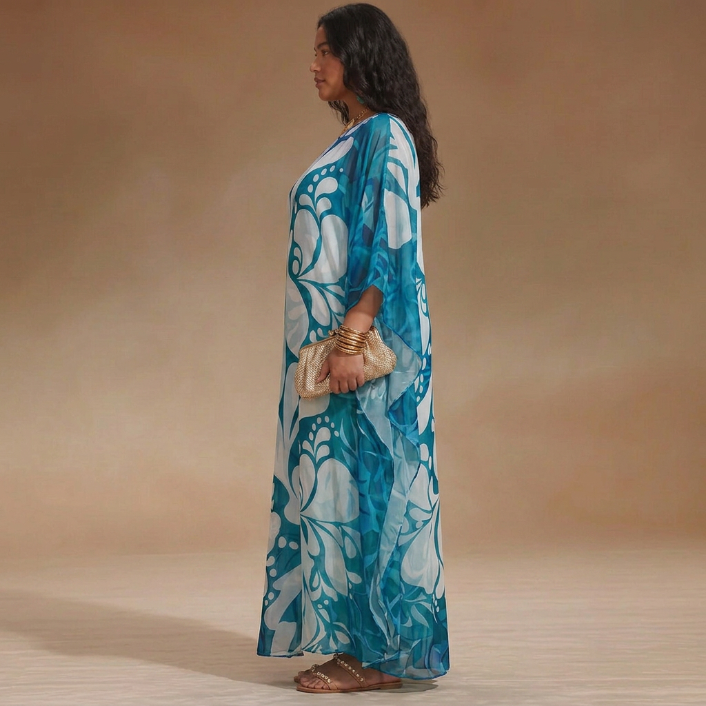 Salma Off-Shoulder Bloemen Maxi Jurk: Moeiteloze Resort Elegantie