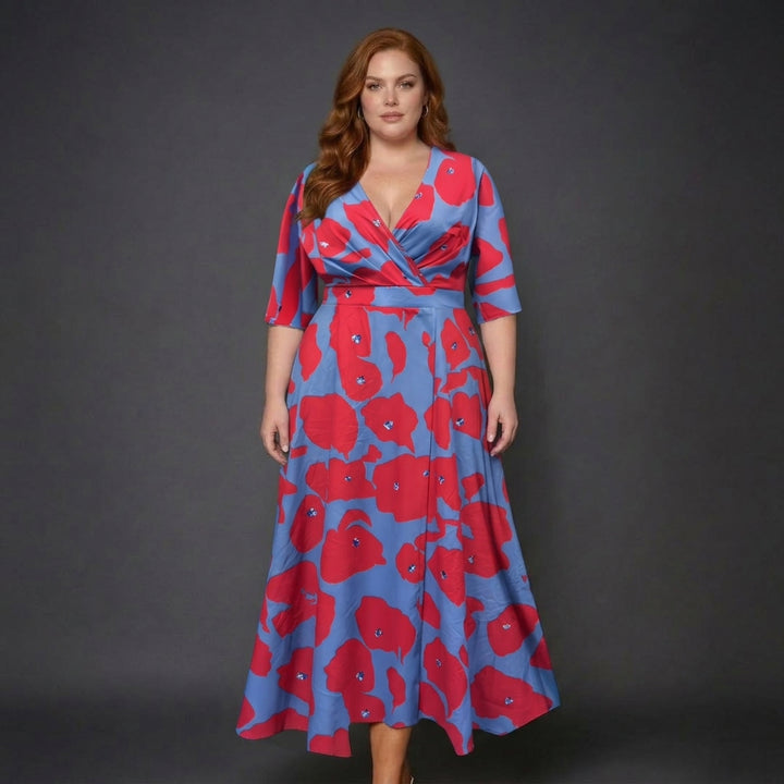 Vera | Chic Jurk met Bloemenprint