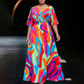 Vera | Chic Jurk met Bloemenprint