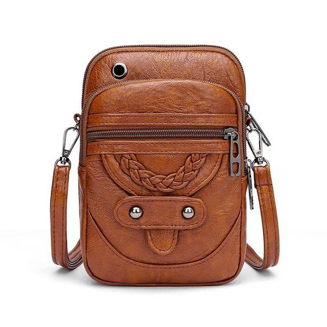 Liora - Vintage Leren Schoudertas