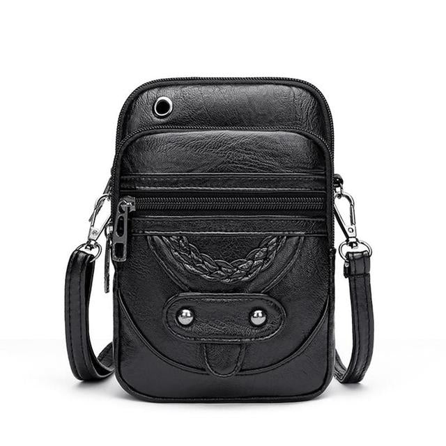 Liora - Vintage Leren Schoudertas