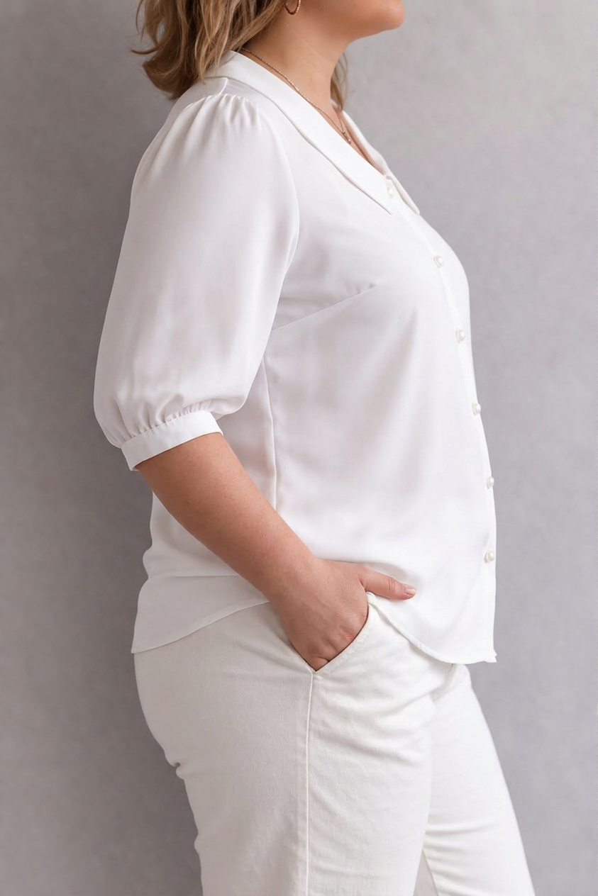 Delphine | Blouse met Kraag