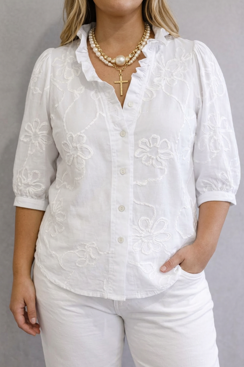 Alessia | Bloemenblouse