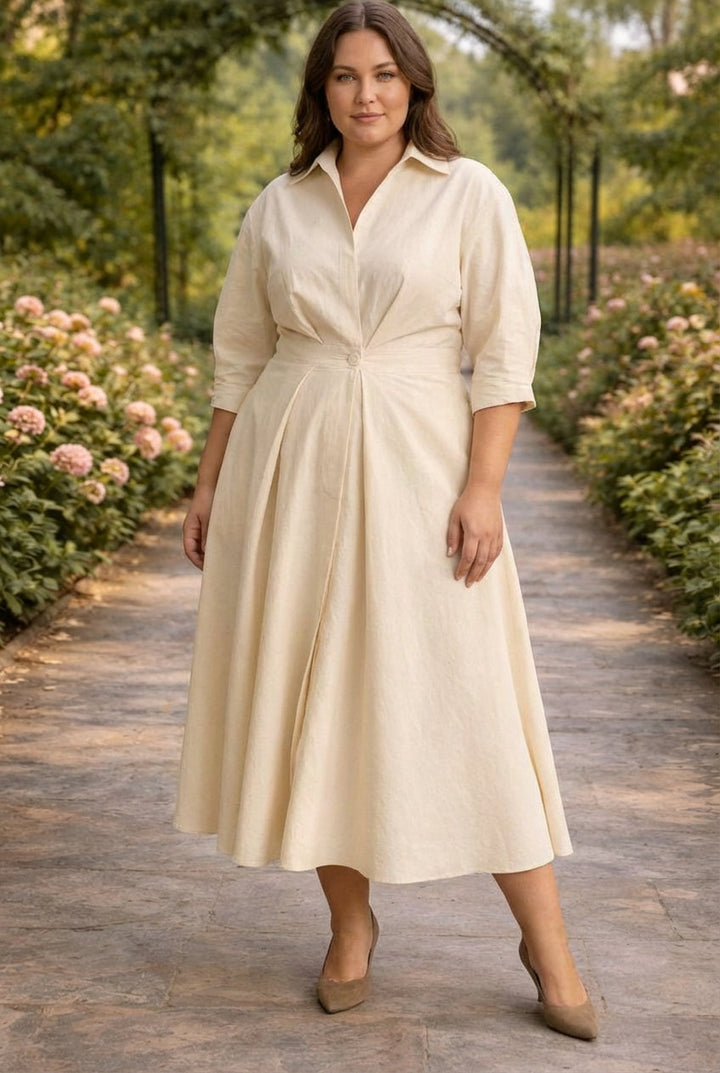 Lottie | Wrap-Front Vloeiende Maxi Jurk