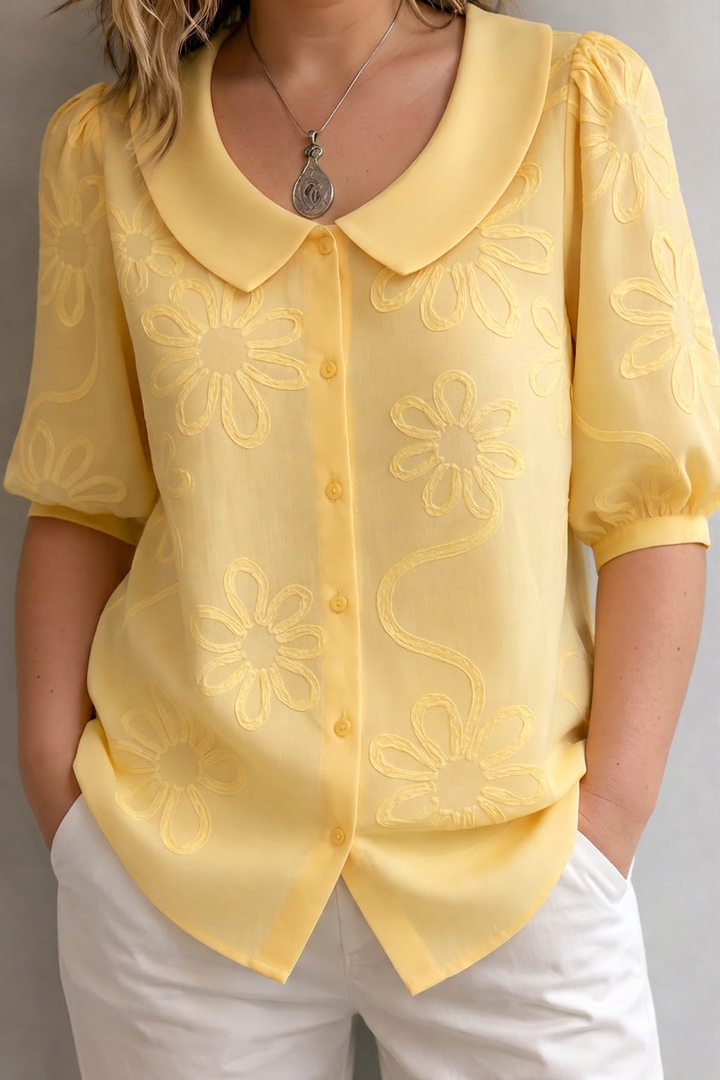 Ffion | Bloemenblouse