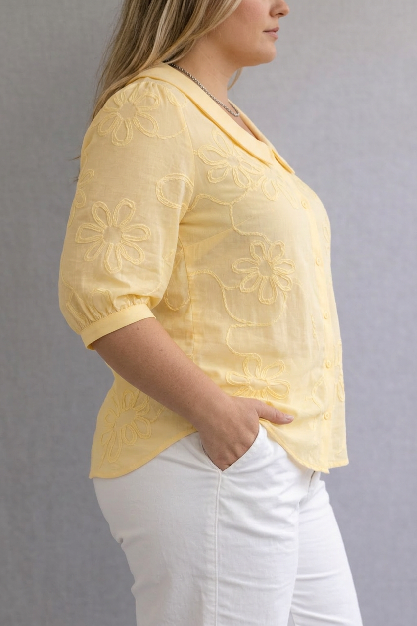 Ffion | Bloemenblouse