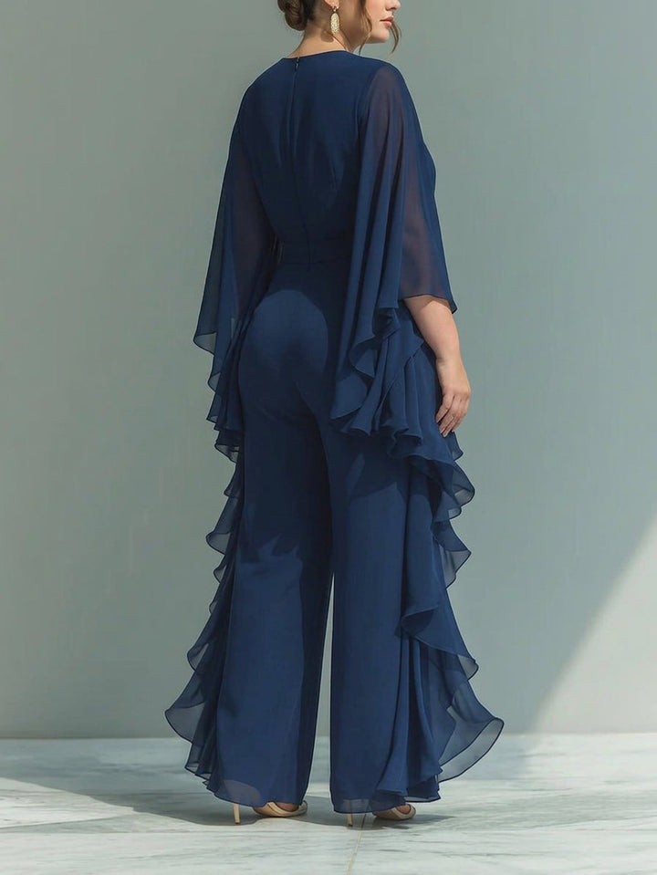 Lior | Elegante Vloeiende Avond Jumpsuit