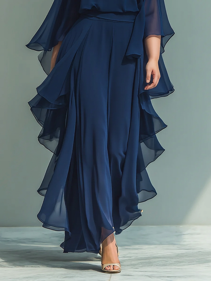 Lior | Elegante Vloeiende Avond Jumpsuit