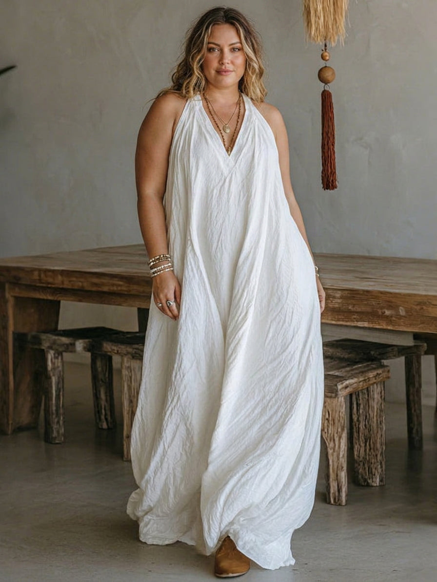Saoirse Mouwloze Maxi Jurk: Moeiteloze Zomerflow