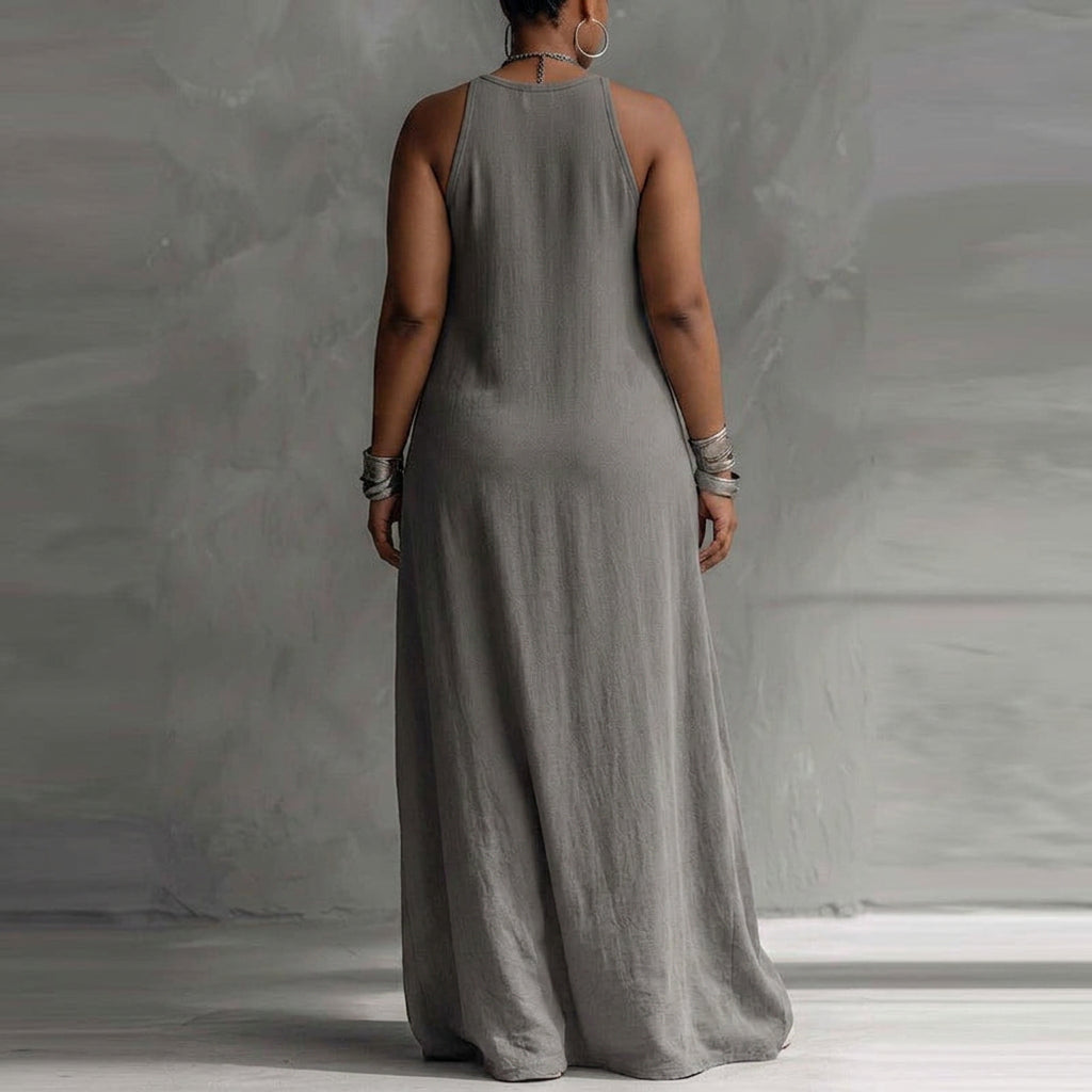 Persephone Off-Shoulder Jurk: Moderne Elegantie met Gemak
