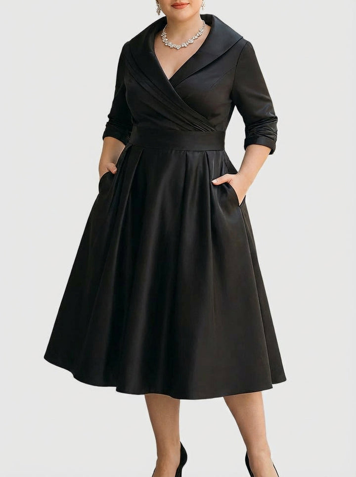Nerissa - Elegante Midi Jurk