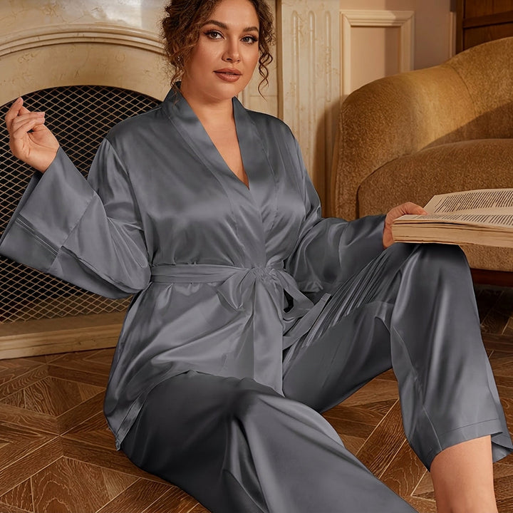 Mable | Elegante Robe &amp; Pyjama Set
