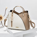 Colour block handtas met hartje