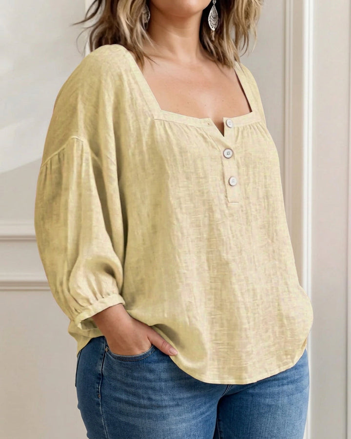 Sigrid | Blouse met Pofmouwen