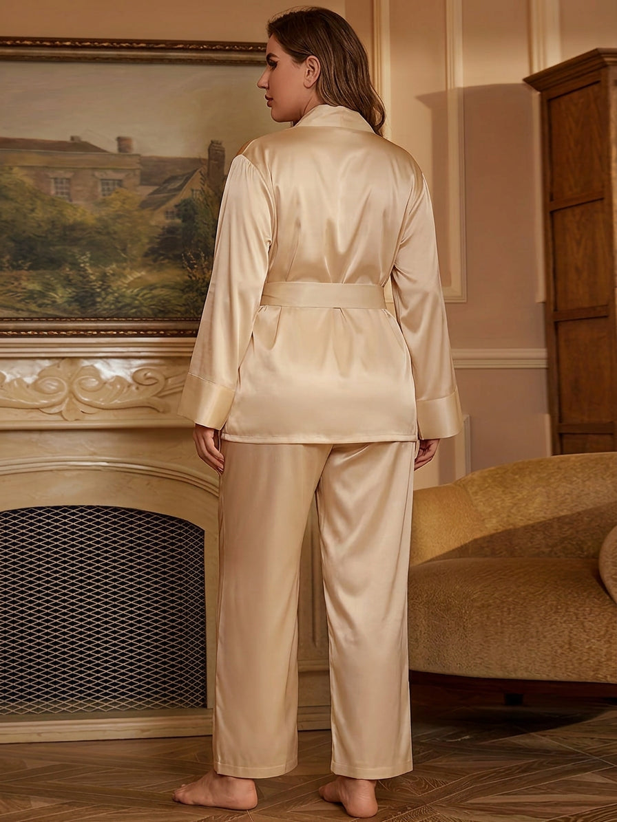 Mable | Elegante Robe &amp; Pyjama Set