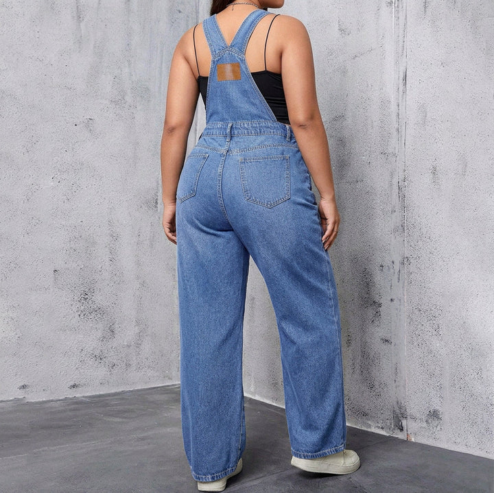 Amina Denim Overalls Casual