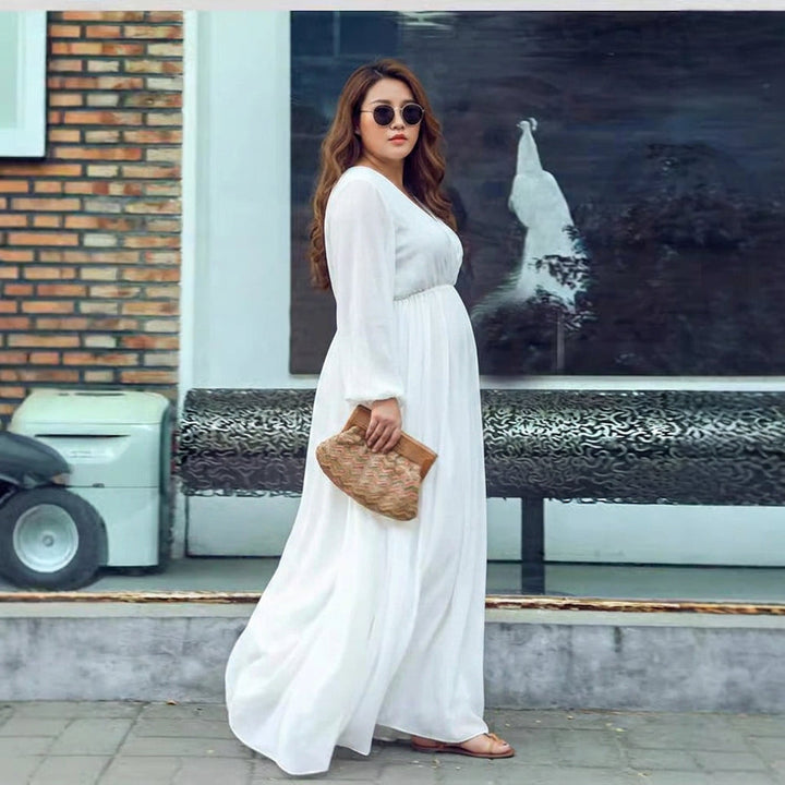 Signy Chiffon Jurk: Moeiteloze Zomer Elegantie