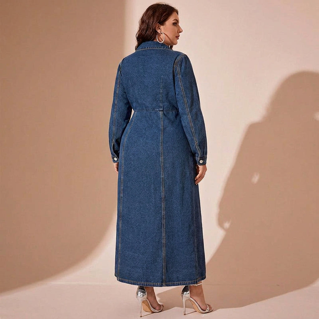 Wanda Denim Cardigan Jurk