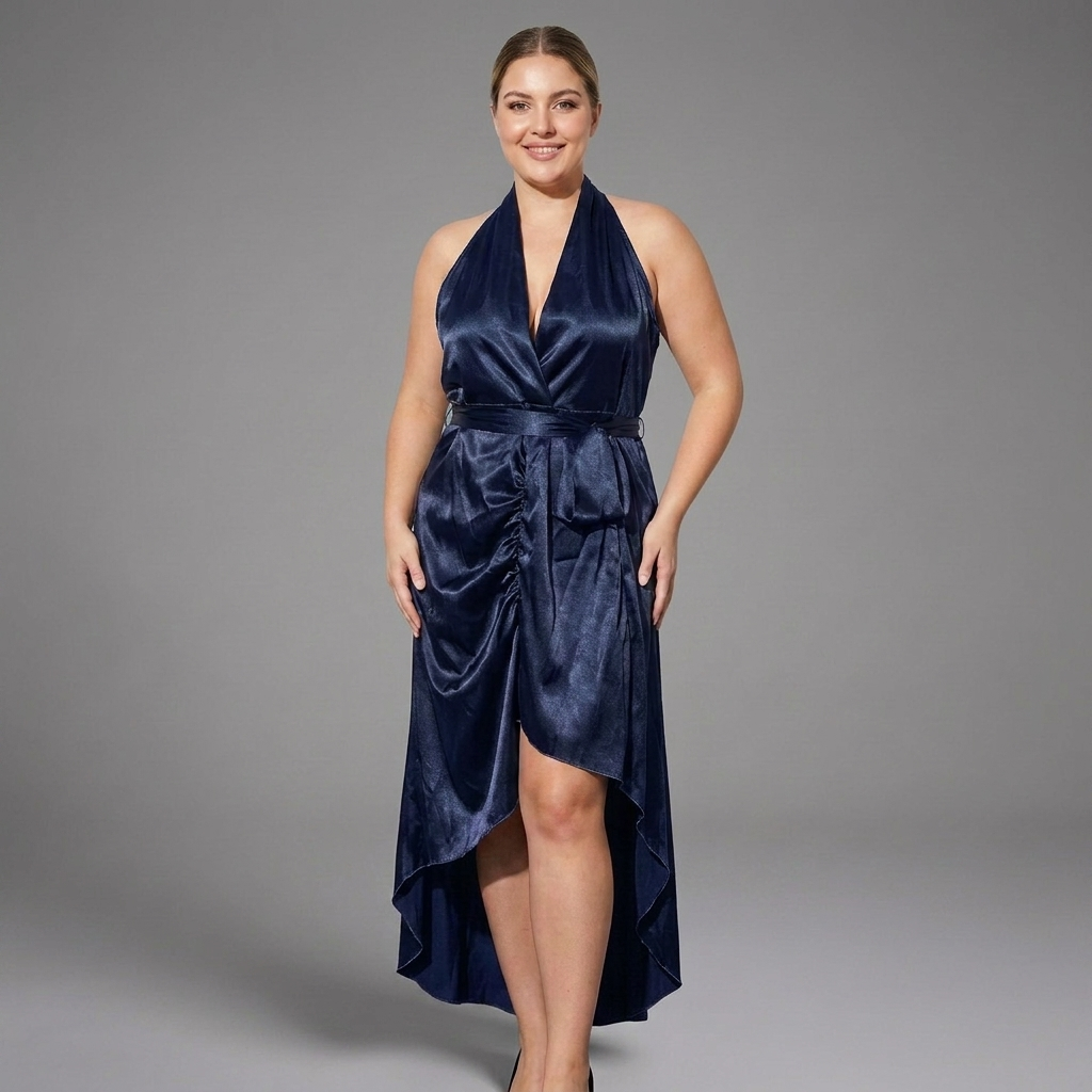 Fleur | High-Low Jurk met Halsbanden