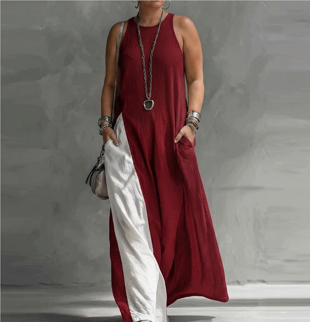 Persephone Off-Shoulder Jurk: Moderne Elegantie met Gemak