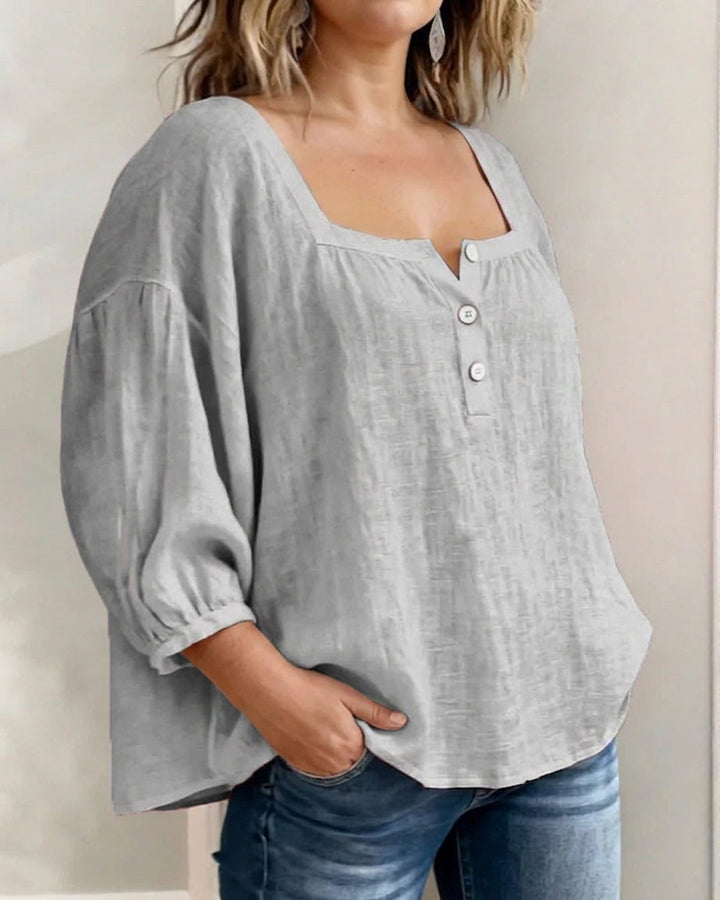 Sigrid | Blouse met Pofmouwen