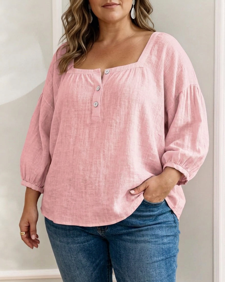 Sigrid | Blouse met Pofmouwen