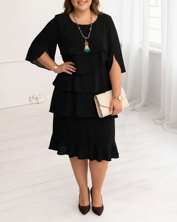 Frankie | Elegante Comfort Ruffle Jurk