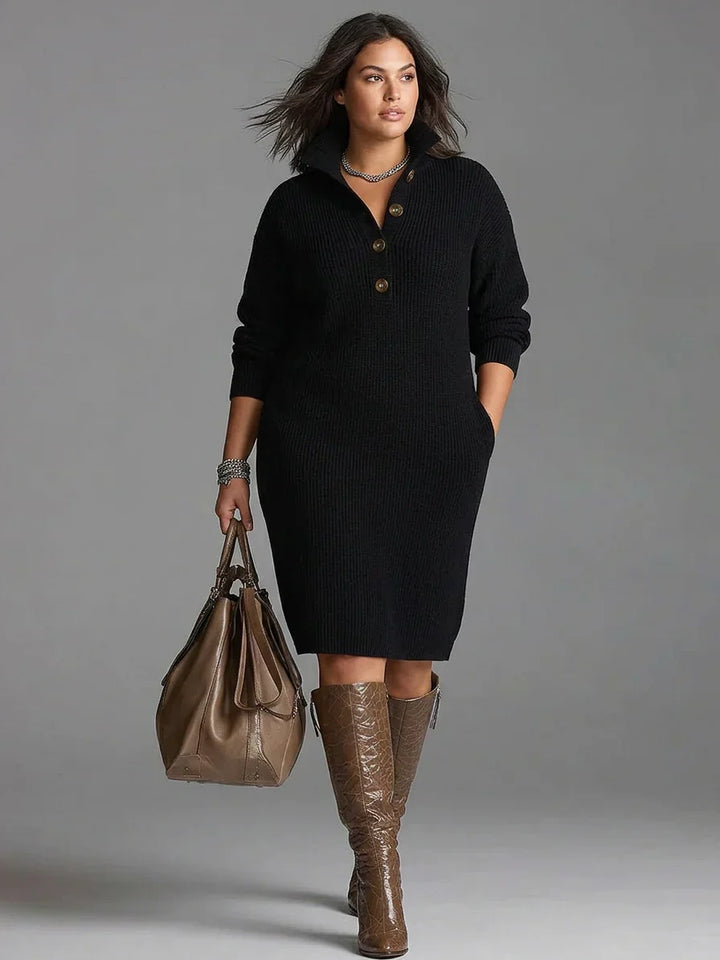 Hattie | Elegante Trui Jurk