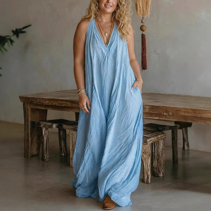 Saoirse Mouwloze Maxi Jurk: Moeiteloze Zomerflow