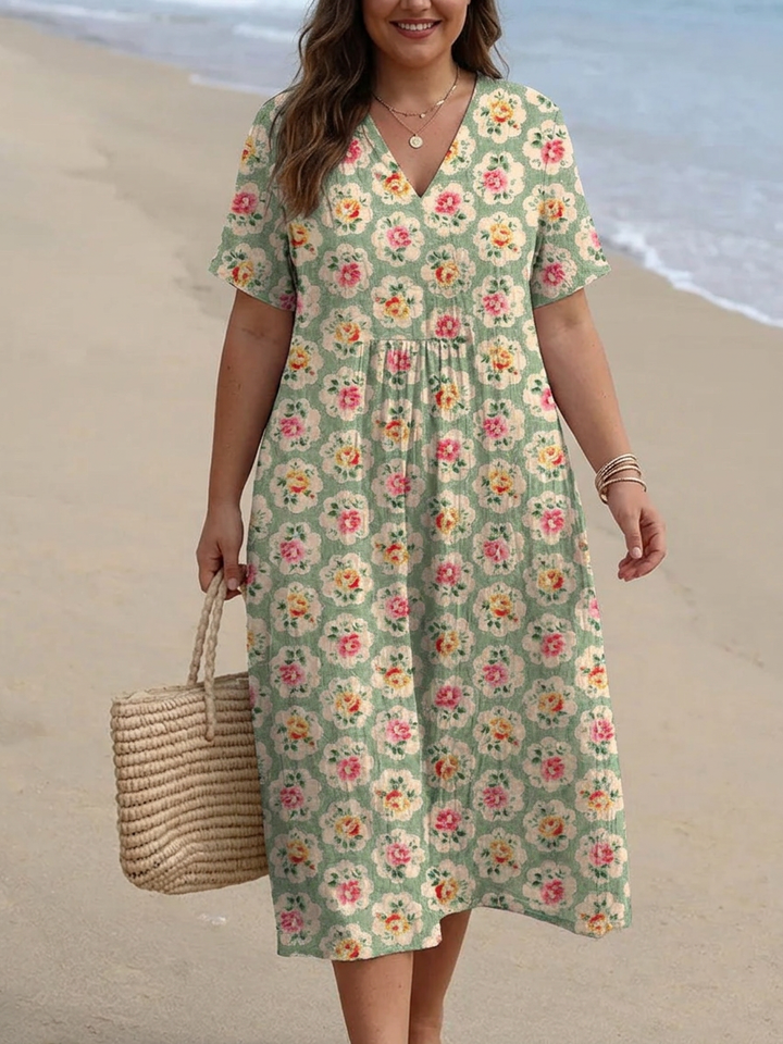 Rosalind - Vintage Bloemenjurk