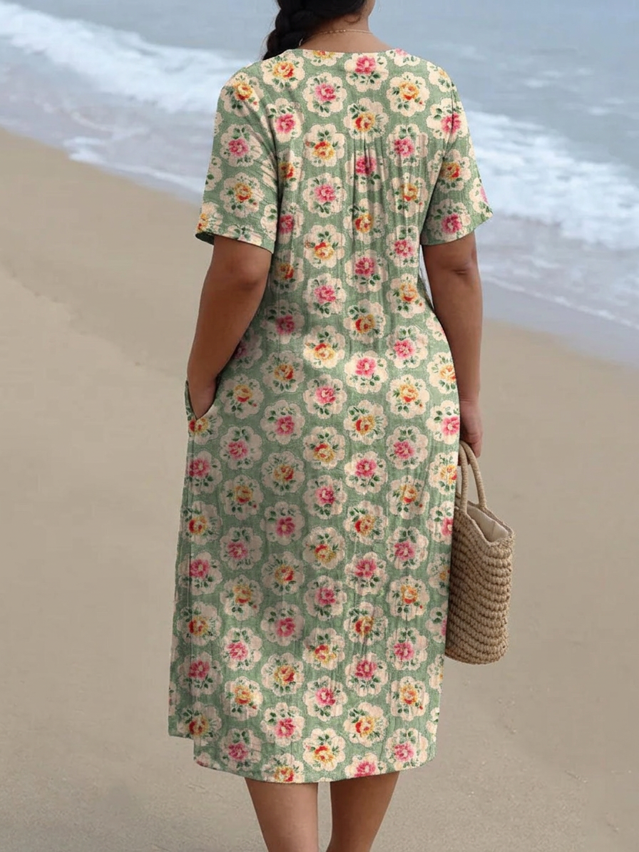 Rosalind - Vintage Bloemenjurk