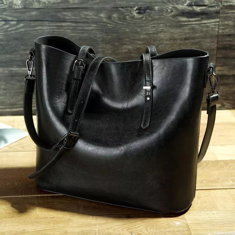 Katya - Vintage Leren Schoudertas
